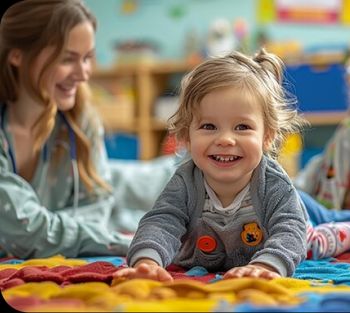 Infant smiling