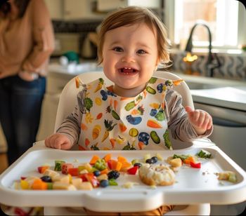 Child eating food